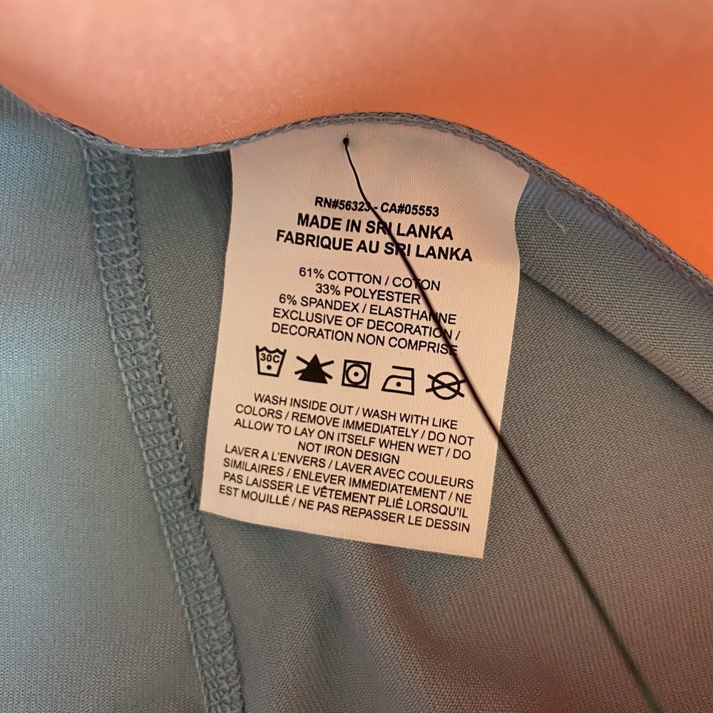 NWT Girls Large Nike Air Blue Teal Leggings Skinny Tight Athletic Orange Sporty - Picture 9 of 9
